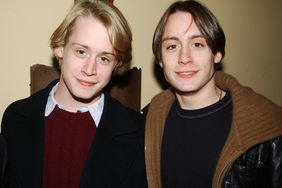 Macaulay Culkin and brother Kieran are on hand at Gonzalez y Gonzalez for the opening night party for the musical "Summer of '42."