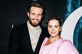 Nico Tortorella and Bethany Meyers at the premiere of the final season of 'Ozark' held at The Paris Theater on March 21st, 2022 in New York City. 