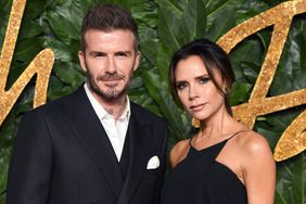 David Beckham and Victoria Beckham arrive at The Fashion Awards 2018