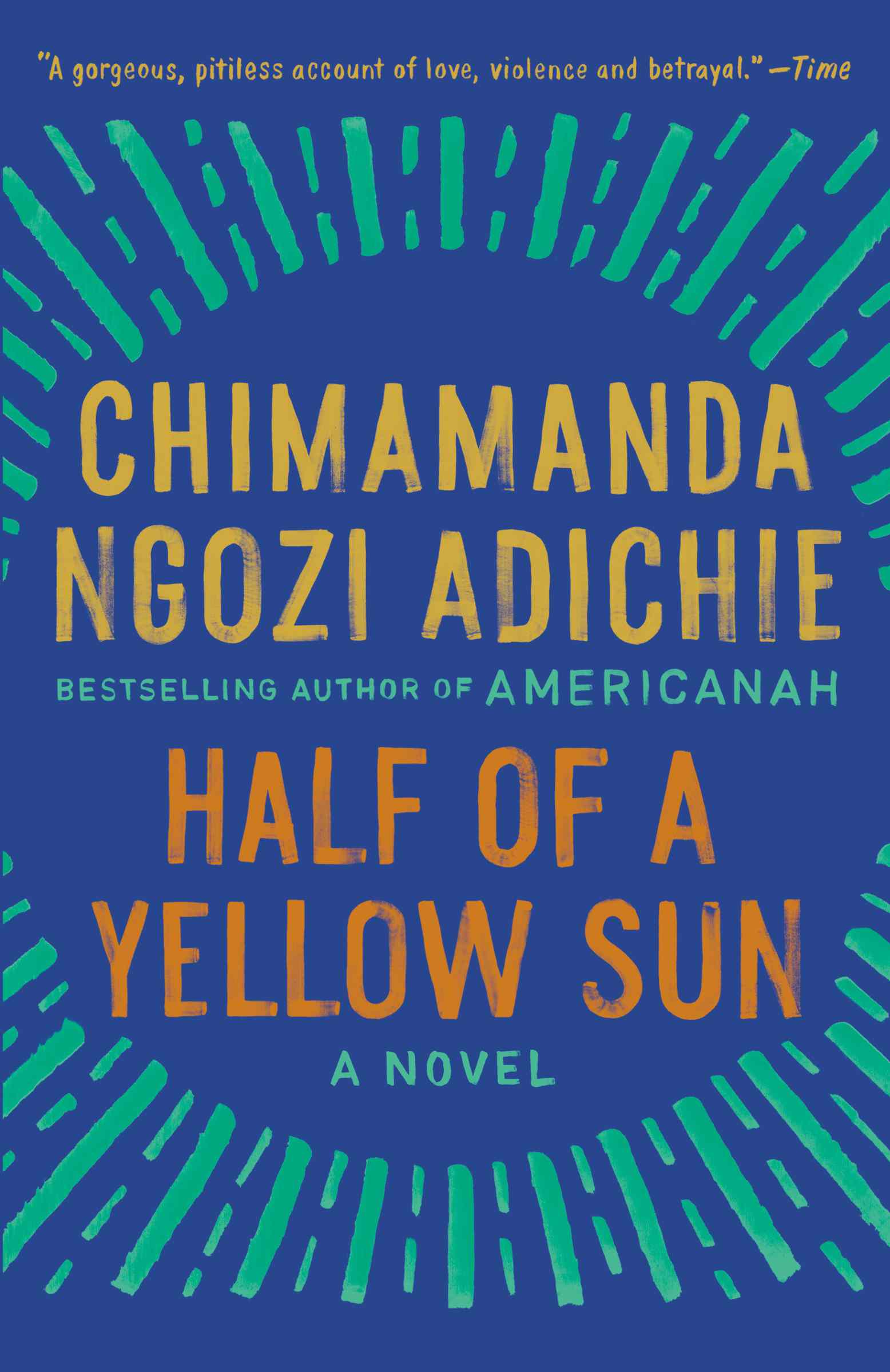 Half of a Yellow Sun Chimamanda Ngozi Adichie book cover