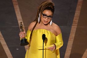US costume designer Ruth E. Carter accepts the Oscar for Best Costume Design for "Black Panther: Wakanda Forever" onstage during the 95th Annual Academy Awards at the Dolby Theatre in Hollywood, California on March 12, 2023.