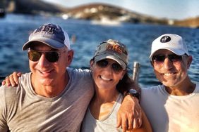 Jeff Bezos with his sister Christina and brother Mark.