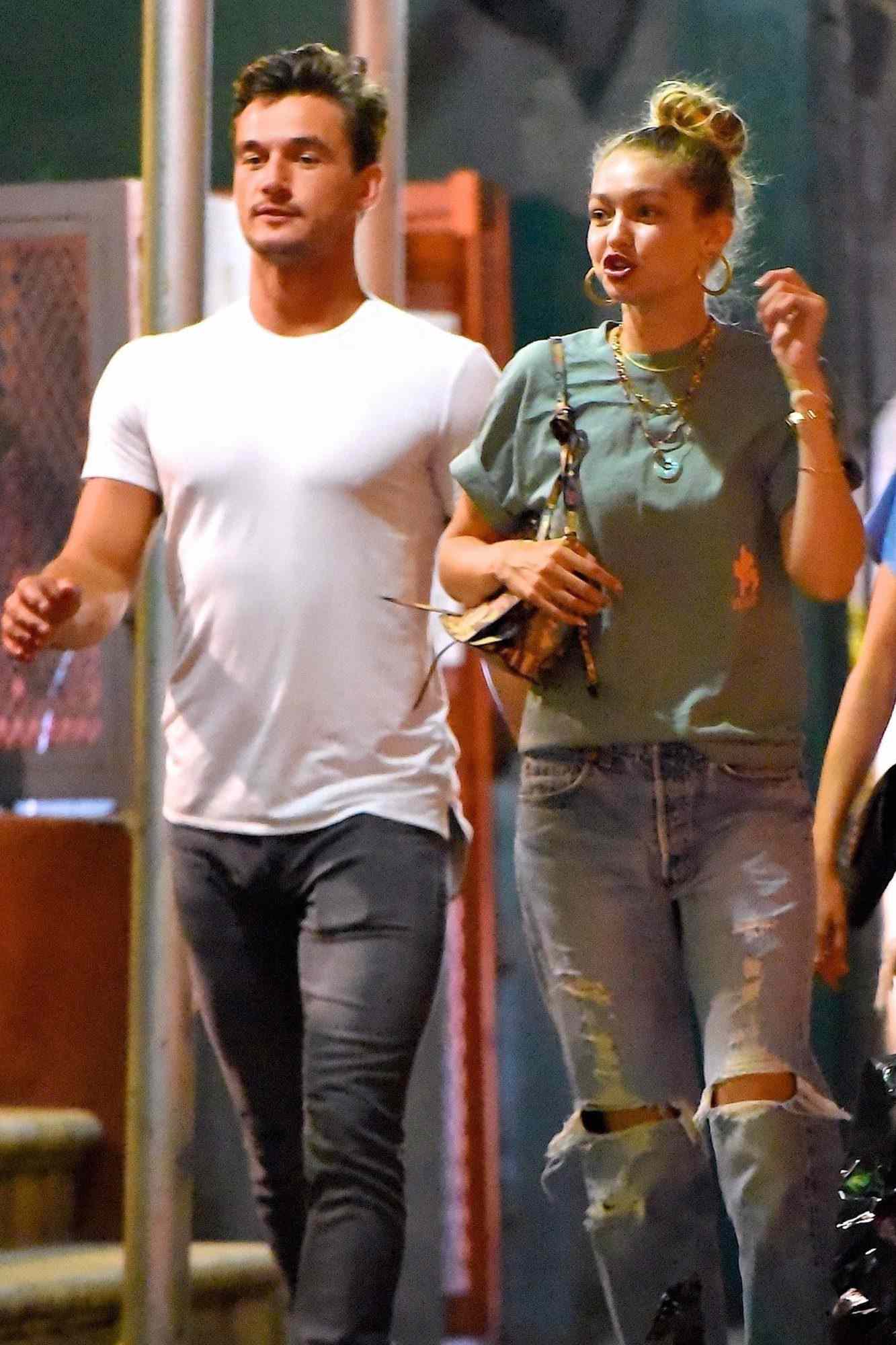 Gigi Hadid and new boyfriend Tyler Cameron