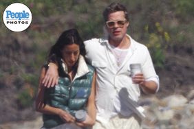 Brad Pitt and Ines De Ramon looked madly in love as the rarely seen couple proved to be going stronger than ever. 
