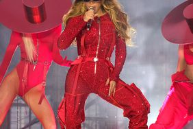 Beyonce performs in London
