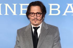Johnny Depp attends the "Jeanne du Barry" UK Premiere at The Curzon Mayfair on April 15, 2024 in London, England. 