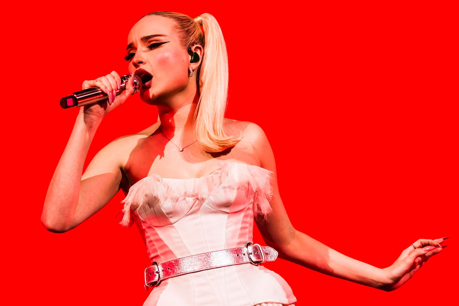 Kim Petras performs live on stage during a concert at Columbiahalle