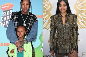 Tyga and King Cairo Stevenson attend Nickelodeon's 2019 Kids' Choice Awards at Galen Center on March 23, 2019 in Los Angeles, California. (Photo by Axelle/Bauer-Griffin/FilmMagic) // LOS ANGELES, CA - JUNE 23: Blac Chyna attends the Launch Party For Amare's ESSENCE Issue Featuring Cover Stars Oscar De La Hoya And Holly Sonders held at Sofitel Hotel Los Angeles on June 23, 2022 in Los Angeles, California
