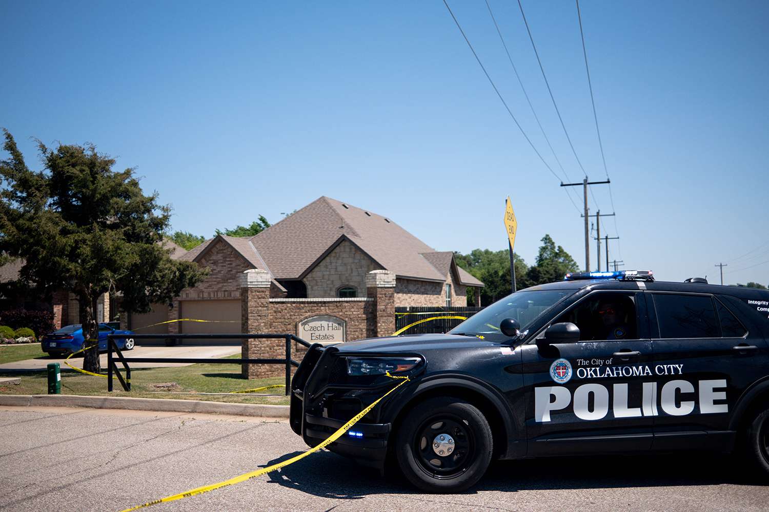 Oklahoma City police investigate after 5 were found dead in a home near Yukon in Oklahoma City