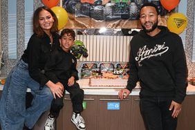 Chrissy Teigen and John Legend celebrate their son Miles' 6th birthday at Monster Jam World Finals at SoFi Stadium on May 18, 2024