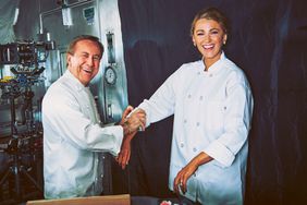 Blake Lively with Chef Daniel Boulud 