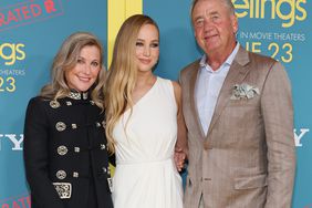 Karen Lawrence, Jennifer Lawrence and Gary Lawrence at the New York premiere of "No Hard Feelings".