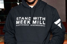 Phliadelphia 76ers Players And Celebrities Wear "Free Meek Mill" Hoodies At Jay-Z Concert