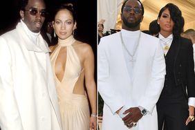 Sean "P. Diddy" Combs and Jennifer Lopez ; Sean 'P Diddy' Combs and Cassie Venture attends the Heavenly Bodies: Fashion & The Catholic Imagination Costume Institute Gala at The Metropolitan Museum of Art on May 7, 2018.