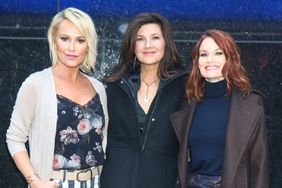 Josie Bissett, Daphne Zuniga and Laura Leighton are seen on November 26, 2019 in New York City.