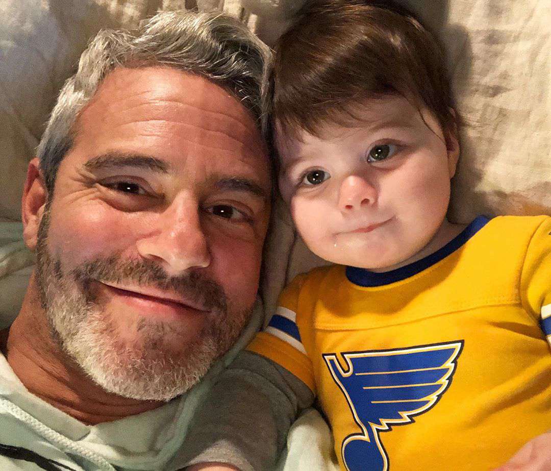 Andy Cohen and baby