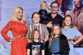 HOLLYWOOD, CALIFORNIA - DECEMBER 09: Tori Spelling, Dean McDermott and family attend the premiere of Sony Pictures' "Jumanji: The Next Level" on December 09, 2019 in Hollywood, California. (Photo by Axelle/Bauer-Griffin/FilmMagic)