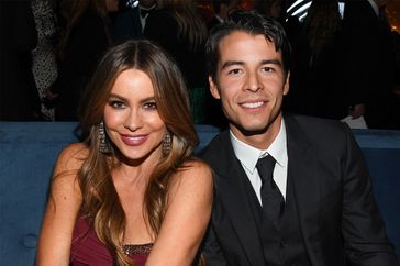 Sofia Vergara and Manolo Gonzalez-Ripoll Vergara attends The 2020 InStyle And Warner Bros. 77th Annual Golden Globe Awards Post-Party at The Beverly Hilton Hotel on January 05, 2020 in Beverly Hills, California. 
