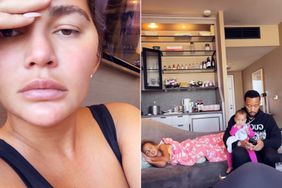 Chrissy Teigen Shares Relatable Clip of Exhausted Family Chilling at Home After Italian Vow Renewal