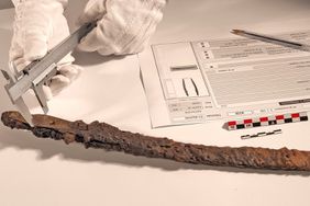 1,000-Year-Old Weapon Found Sticking Out of Grave in Spain