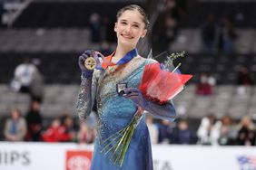 SAN JOSE, CALIFORNIA - JANUARY 27: Isabeau Levito poses with her gold medal after winning the Women's Singles Championship on day two of the 2023 TOYOTA U.S. Figure Skating Championships at SAP Center on January 27, 2023 in San Jose, California. (Photo by Ezra Shaw/Getty Images)