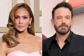 Jennifer Lopez attends the 81st Annual Golden Globe Awards; Jennifer Lopez and Ben Affleck 'The Flash' film premiere
