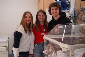 Triplets Cared for in Massachusetts NICU Reunite with Hospital Staff 18 Years Later
