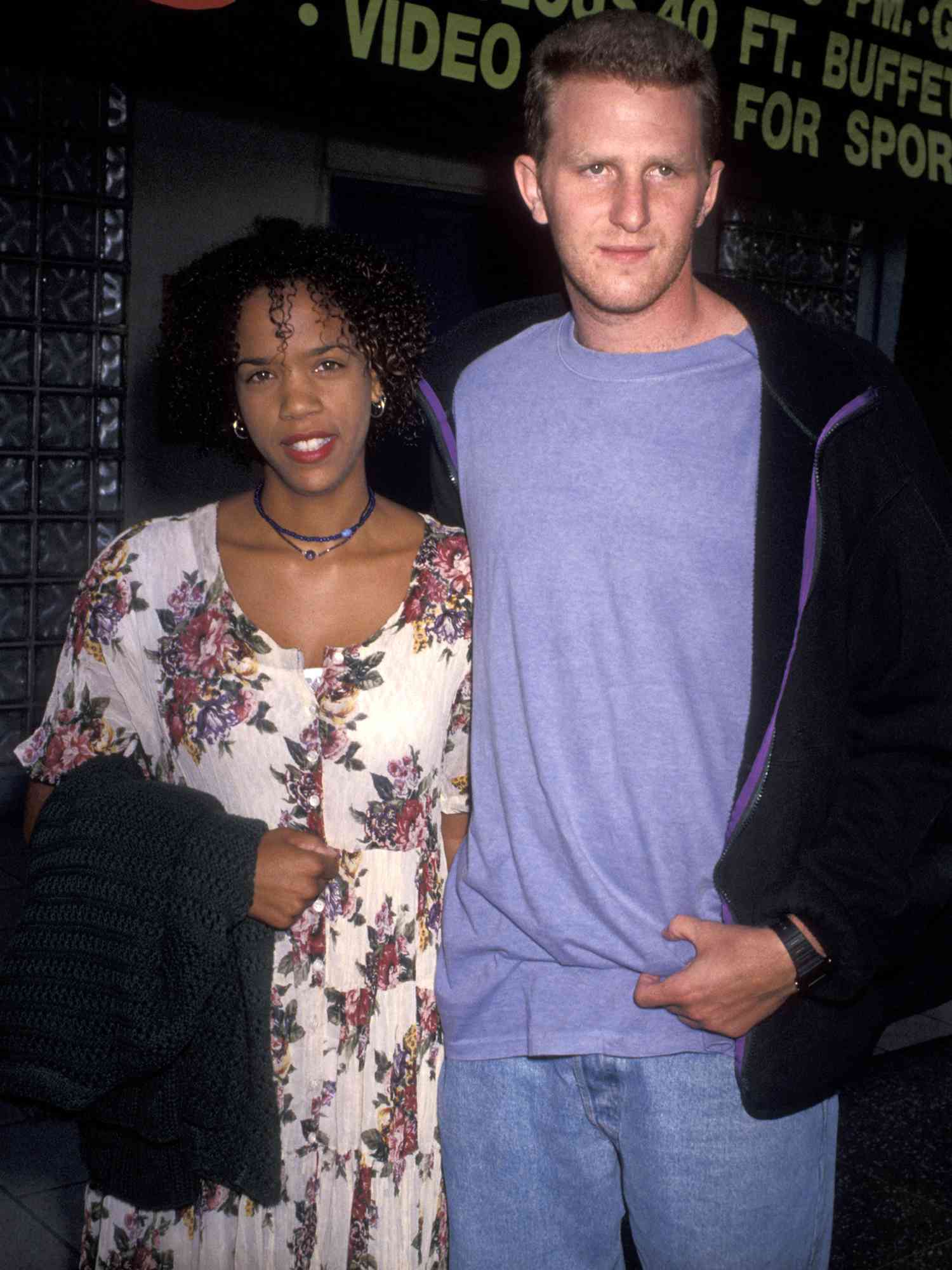 Kebe Dunn and Michael Rapaport during the "Amongst Friends" Hollywood Premiere.