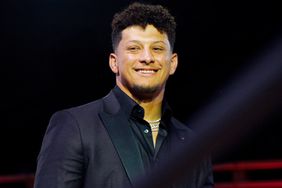 Patrick Mahomes speaks onstage during the 2024 TIME100 Gala at Jazz at Lincoln Center on April 25, 2024 in New York City.