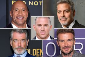 George Clooney, Pierce Brosnan, Channing Tatum, David Beckham, Dwayne Johnson