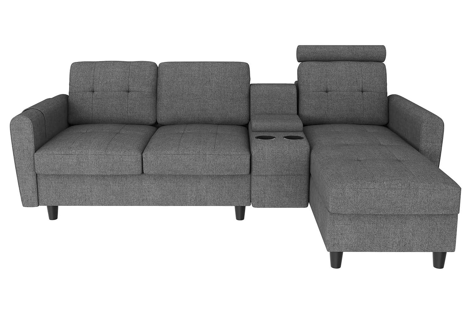 HONBAY Convertible Sectional Couch