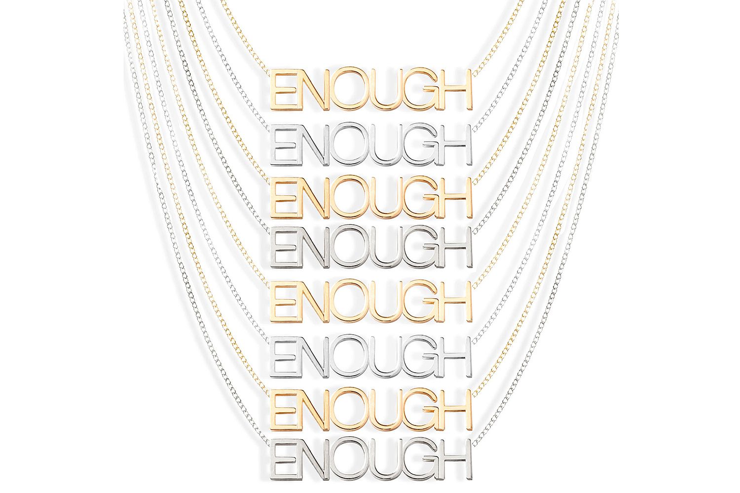 ENOUGH Necklace by Maya Brenner