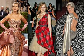 Blake Lively, Sarah Jessica Parker, Kate Moss, best met gala looks Kate Moss attends the Metropolitan Museum of Art's 2009 Costume Institute gala. Moss wears a Marc Jacobs dress with a Stephen Jones turban.Blake Lively wears Atelier Versace and Lorraine Schwartz jewelry at The 2022 Met Gala celebrating In America: An Anthology of Fashion. The annual event was held at the The Metropolitan Museum of Art in New York City on May 2, 2022.. (Photo by Chris Polk/WWD/Penske Media via Getty Images) 