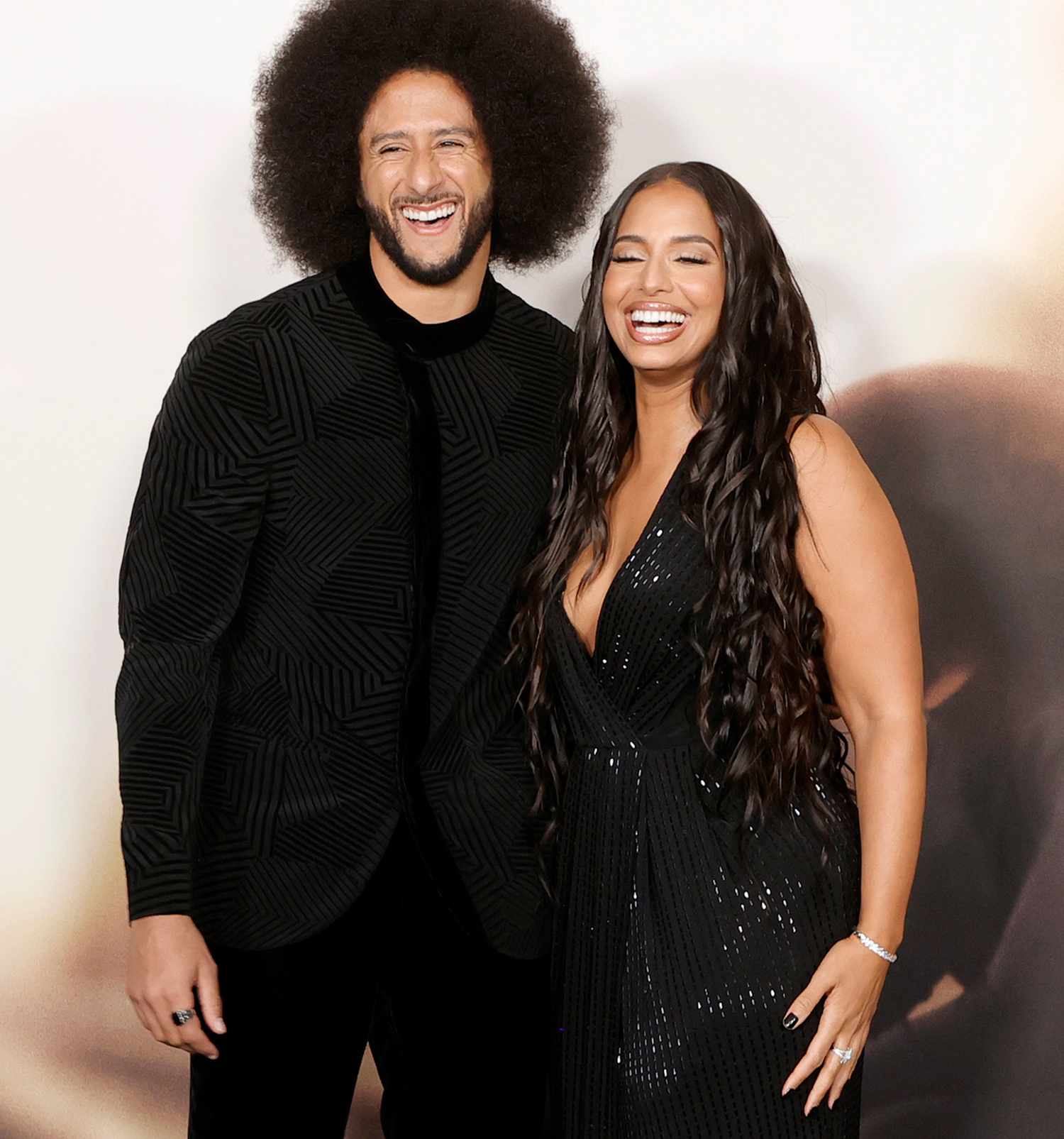 Colin Kaepernick and Nessa Diab attend the Premiere of Netflix's "Colin In Black And White" at Academy Museum of Motion Pictures on October 28, 2021 in Los Angeles, California