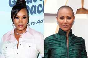 Vivica A. Fox attends Great Wolf Lodge's The Great Wolf Pack: A Call to Adventure red carpet event; Jada Pinkett Smith attends the 94th Annual Academy Awards