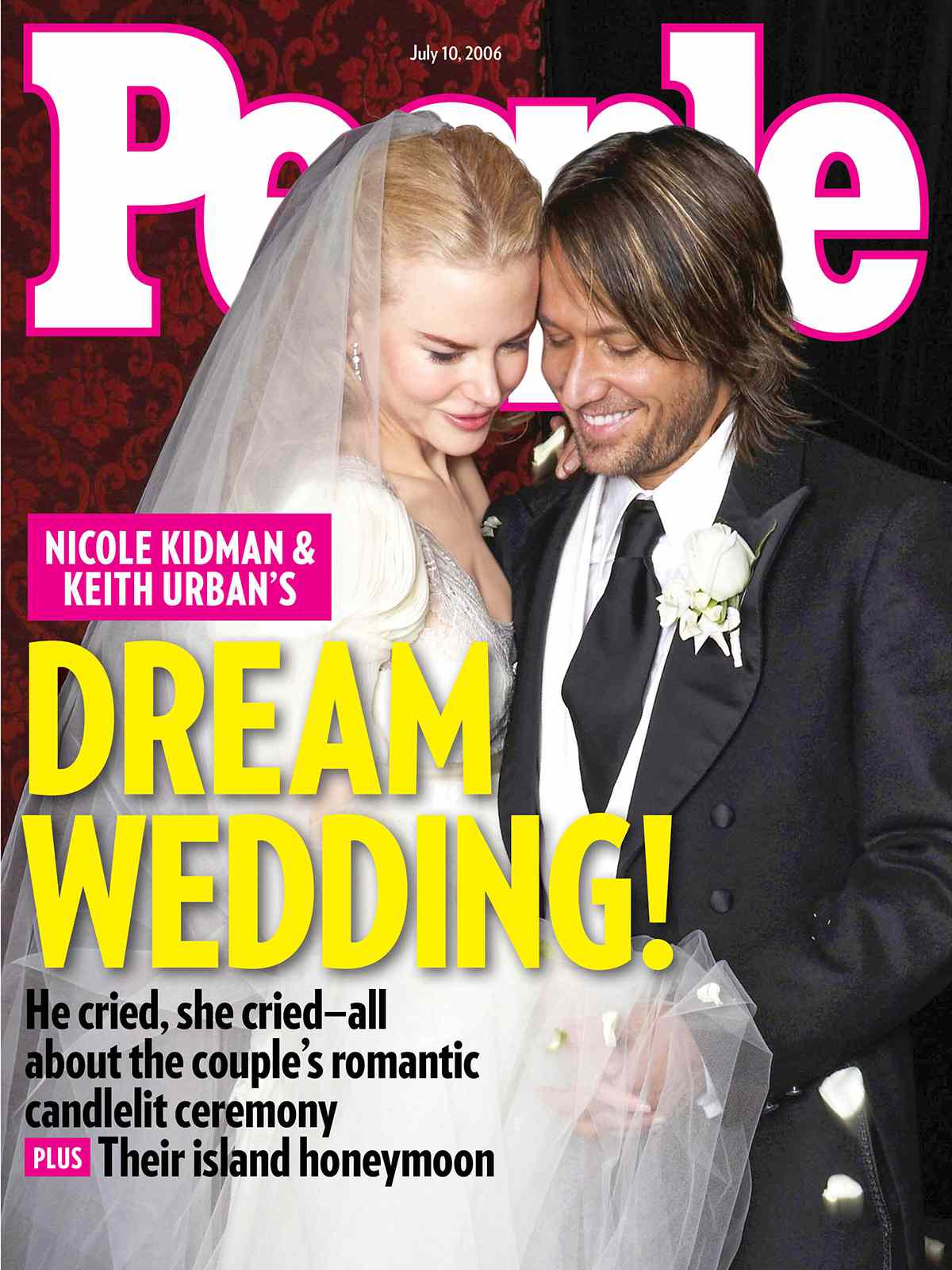Nicole Kidman and Keith Urban promo wedding cover 7/10/2006