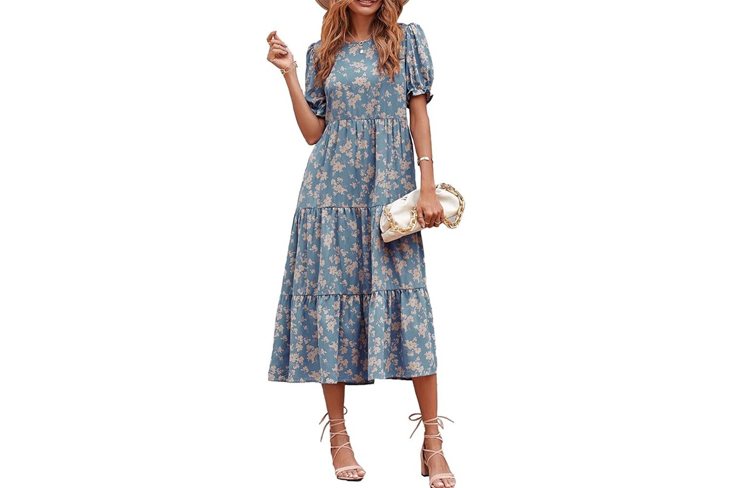 Amazon PRETTYGARDEN Women's Summer Casual Boho Dress