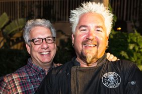 Marc Summers and Guy Fieri attend at the 2016 Food Network & Cooking Channel South Beach Wine & Food Festival Presented By FOOD & WINE at Surfcomber Hotel on February 27, 2016 in Miami Beach, Florida.