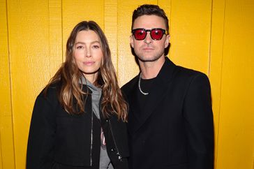 Jessica Biel and Justin Timberlake attend Justin Timberlake's 'EVERYTHING I THOUGHT IT WAS' Album Release Party