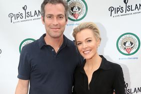 Douglas Brunt and Megyn Kelly pose at the opening night celebration for "Pip's Island"