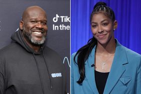 Shaquille O'Neal and Candace Parker