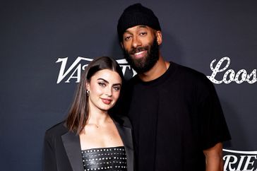 Rachael Kirkconnell and Matt James attend Variety, The New York Party, at Loosie's Nightclub on October 5, 2023 in New York City.