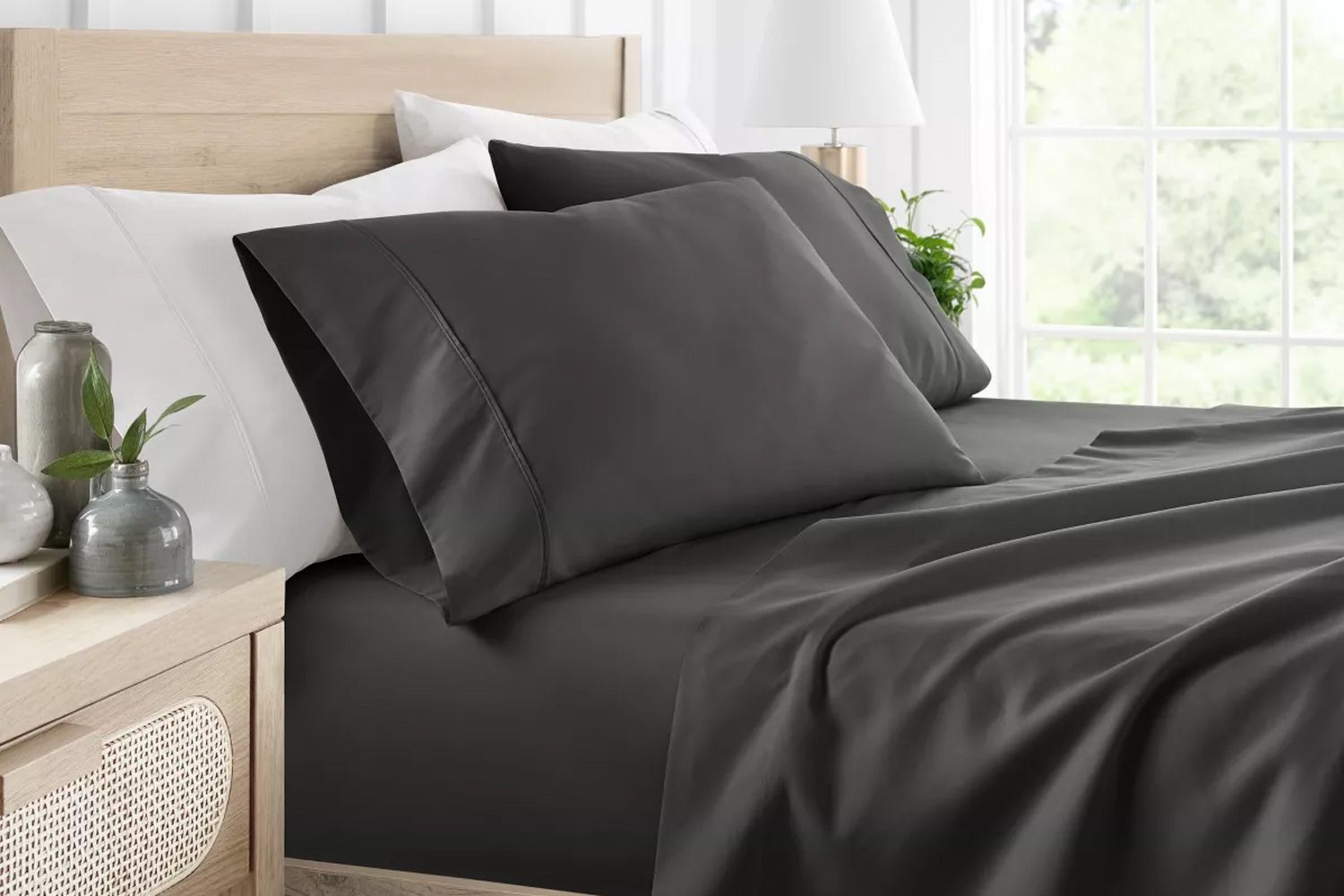 4 Piece Bed Sheet Set Solid