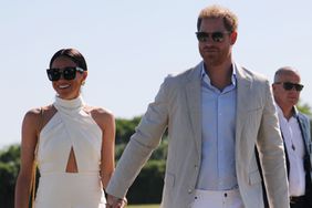 The Duke and Duchess of Sussex after arrive at the Royal Salute Polo Challenge, to benefit Sentebale, at The USPA National Polo Center in Wellington, Florida, US. Picture date: Friday April 12, 2024