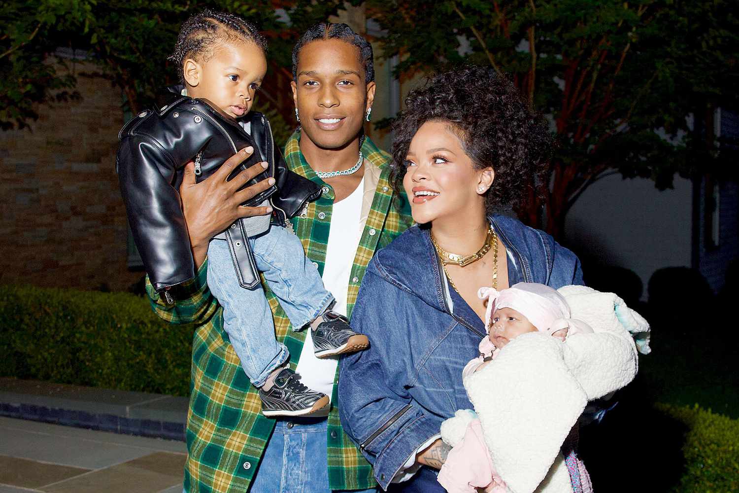 Rihanna and ASAP Rocky are sharing with the world an intimate photoshoot along with their newborn son, Riot Rose