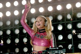 Paris Hilton performs at The One Party by Uber: Super Bowl on February 10, 2023