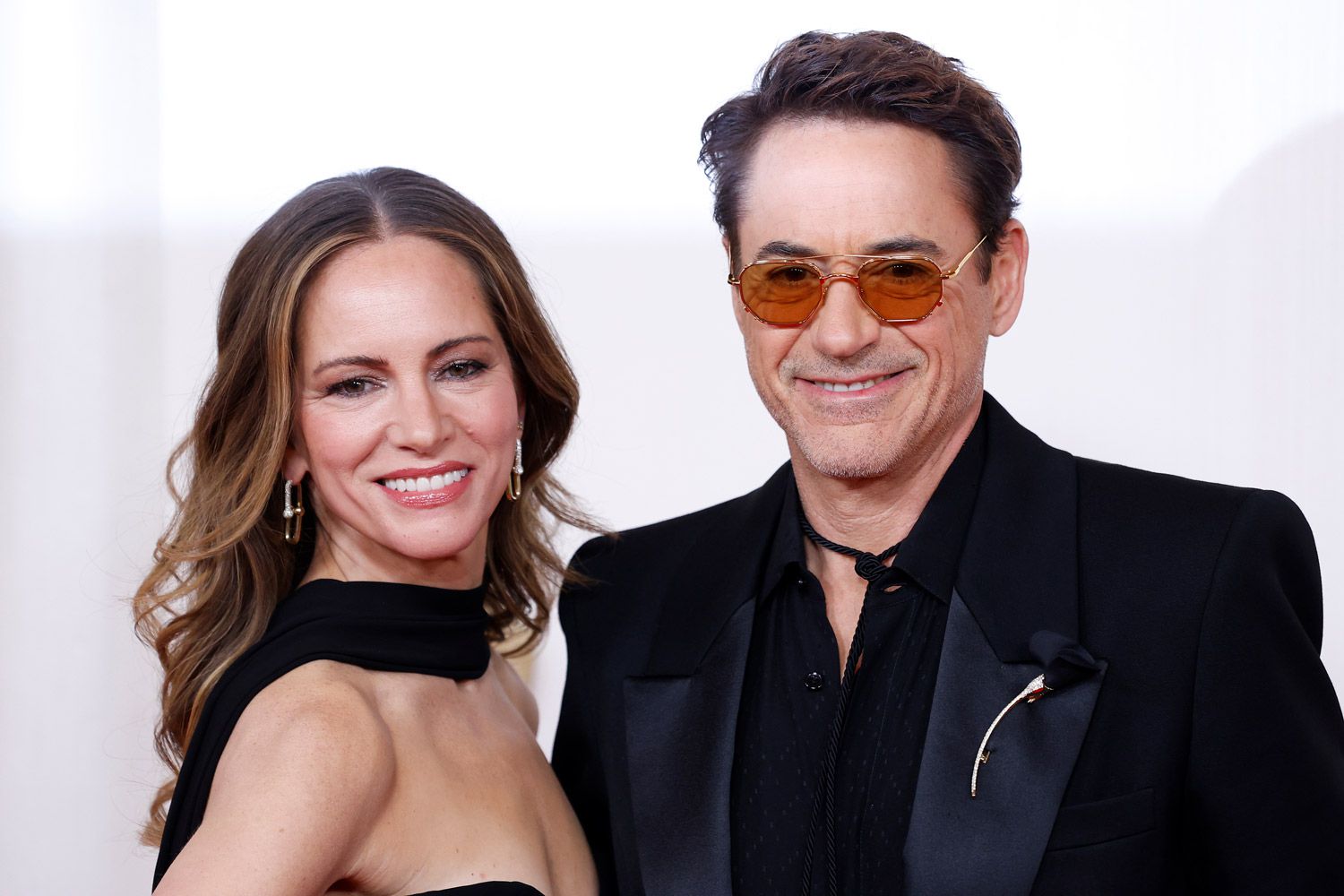 Susan Downey and Robert Downey Jr. arrive on the red carpet at the 96th annual Academy Awards in Los Angeles, California on Sunday, March 10, 2024