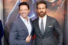 NEW YORK, NEW YORK - FEBRUARY 28: Hugh Jackman (L) and Ryan Reynolds attend The Adam Project World Premiere at Alice Tully Hall on February 28, 2022 in New York City. (Photo by Monica Schipper/Getty Images for Netflix)
