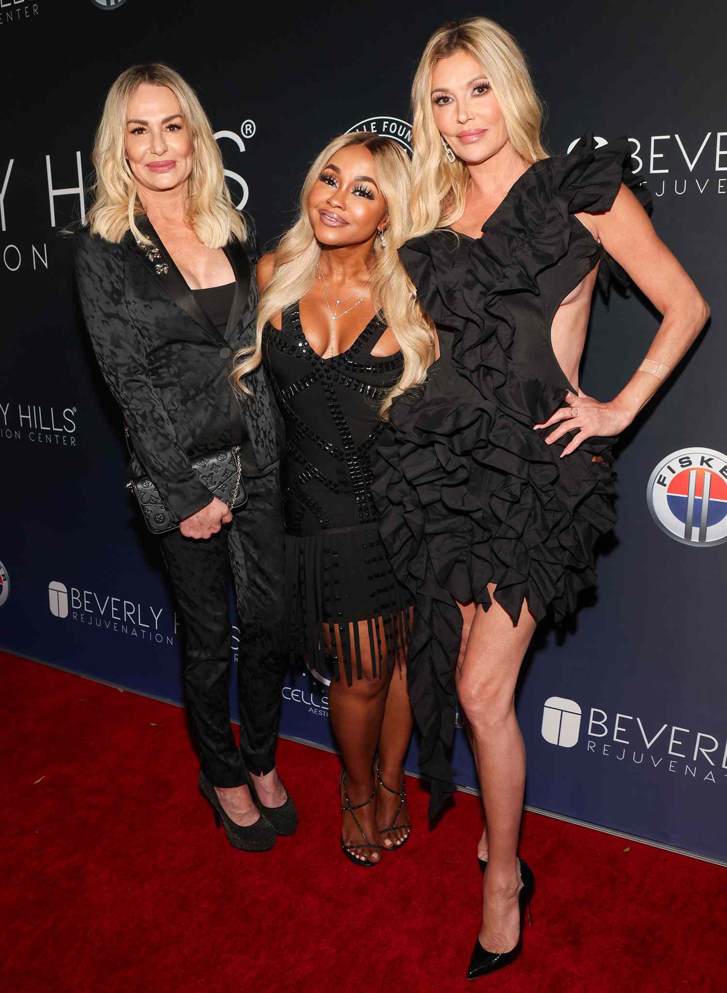 Taylor Armstrong, Phaedra Parks and Brandi Glanville attend the grand opening of Beverly Hills Rejuvenation Clinic West Hollywood