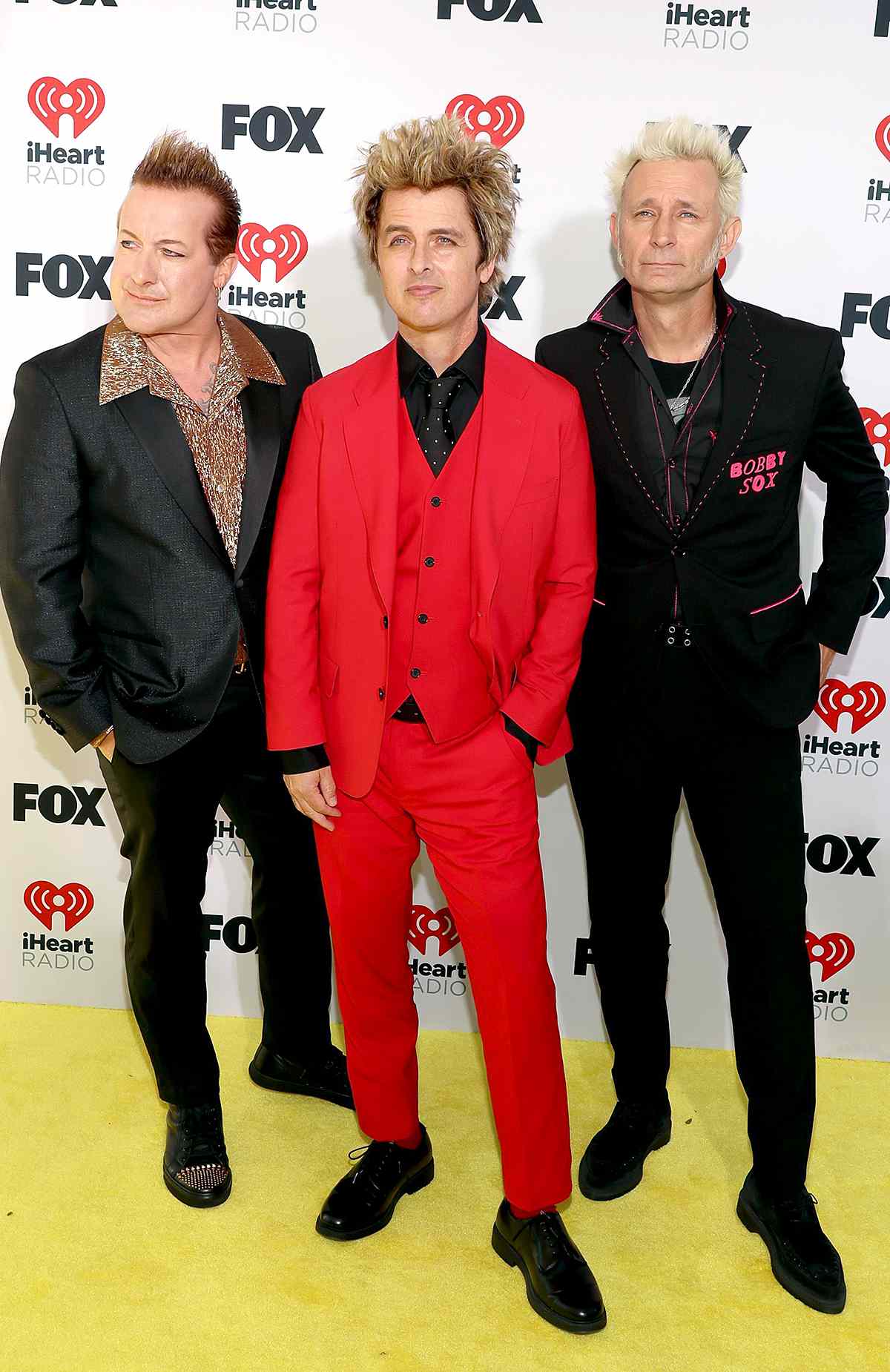 Cool, Billie Joe Armstrong and Mike Dirnt of Green Day attend the 2024 iHeartRadio Music Awards at Dolby Theatre in Los Angeles, California on April 01, 2024. Broadcasted live on FOX.